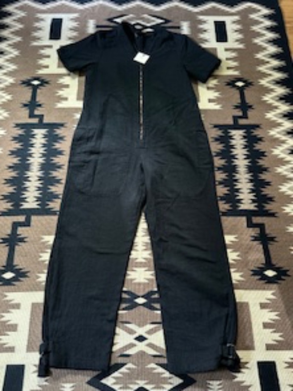 ATELIER DELPHINE CITY JUMPSUIT- BLACK SIZE S- NEW